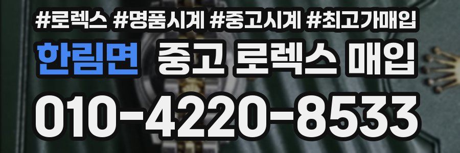 한림면 중고 로렉스 매입