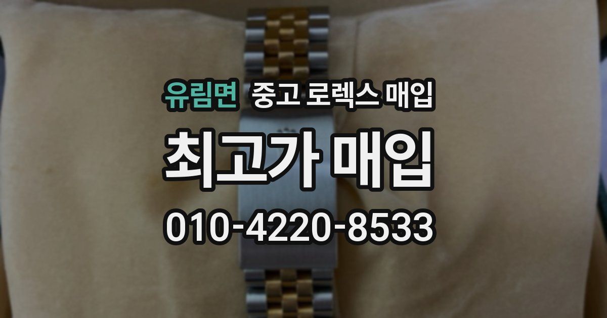 유림면 중고 로렉스 매입