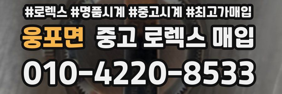웅포면 중고 로렉스 매입