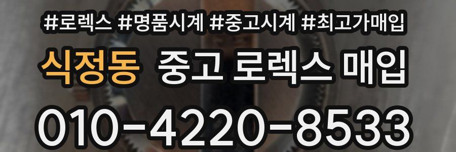 식정동 중고 로렉스 매입