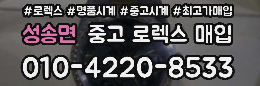 성송면 중고 로렉스 매입