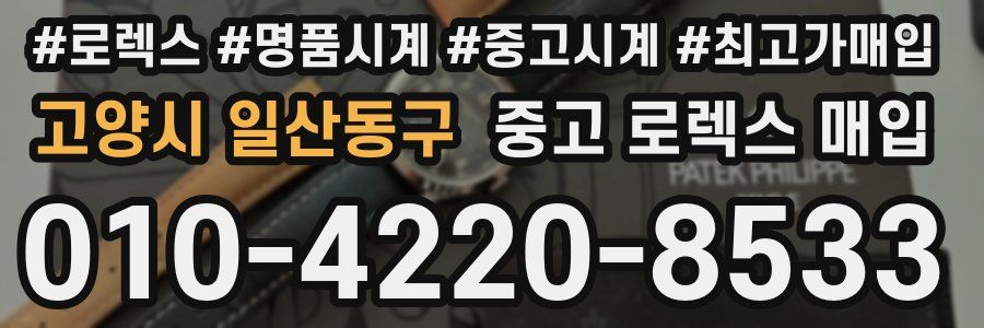고양시 일산동구 중고 로렉스 매입