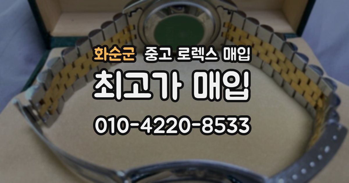 화순군 중고 로렉스 매입