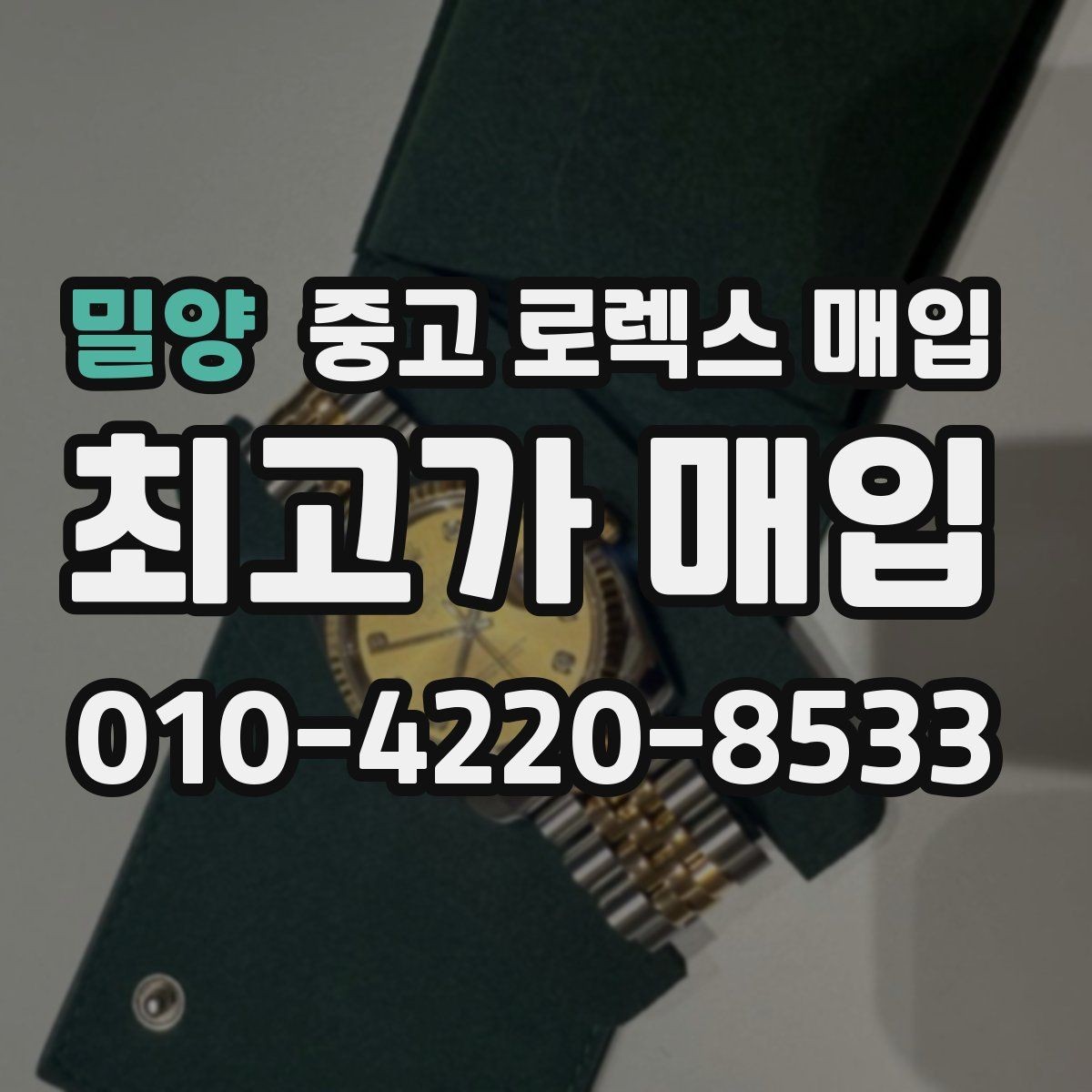 밀양 중고 로렉스 매입 스틸 모델 시세가 탄탄한 이유