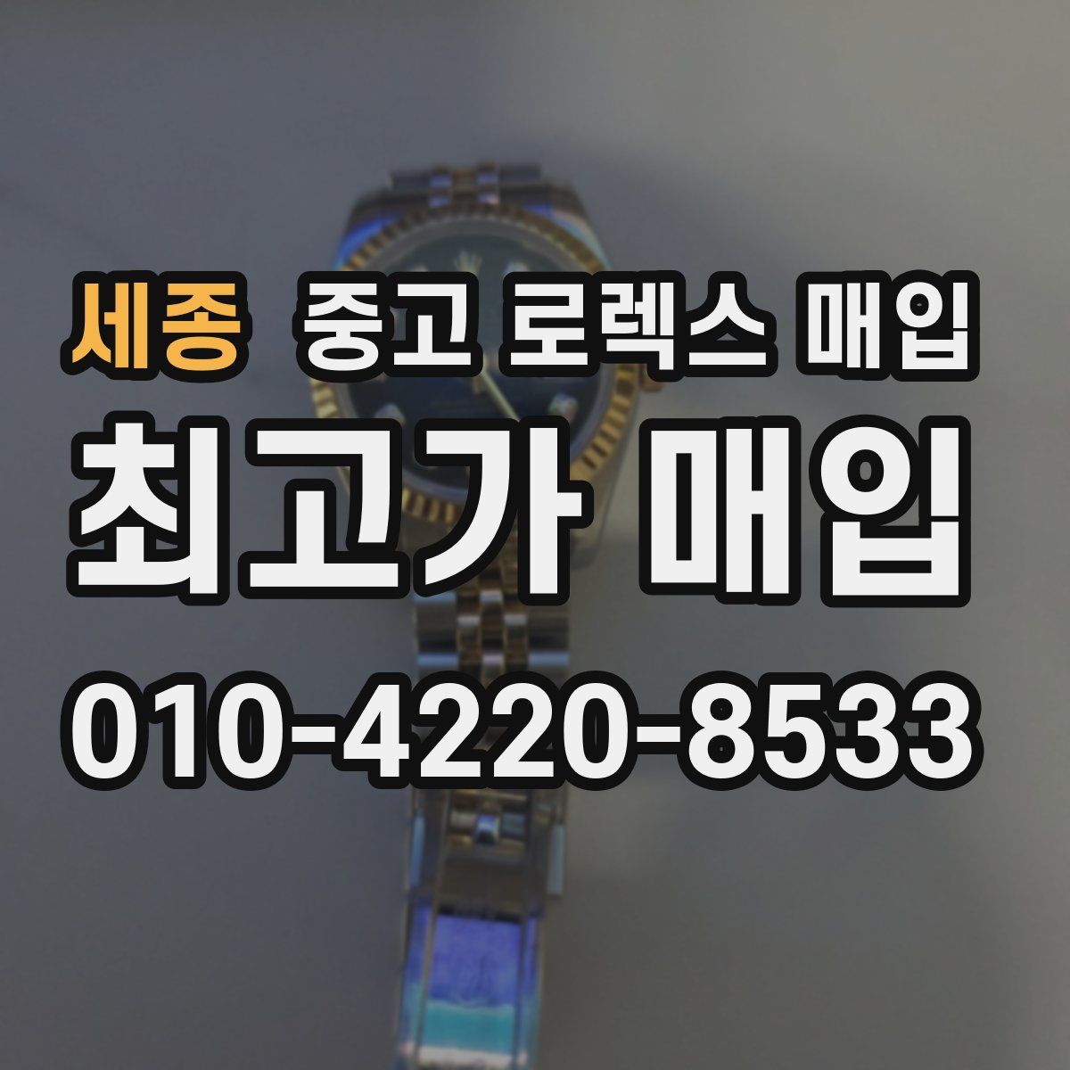 세종 중고 로렉스 매입