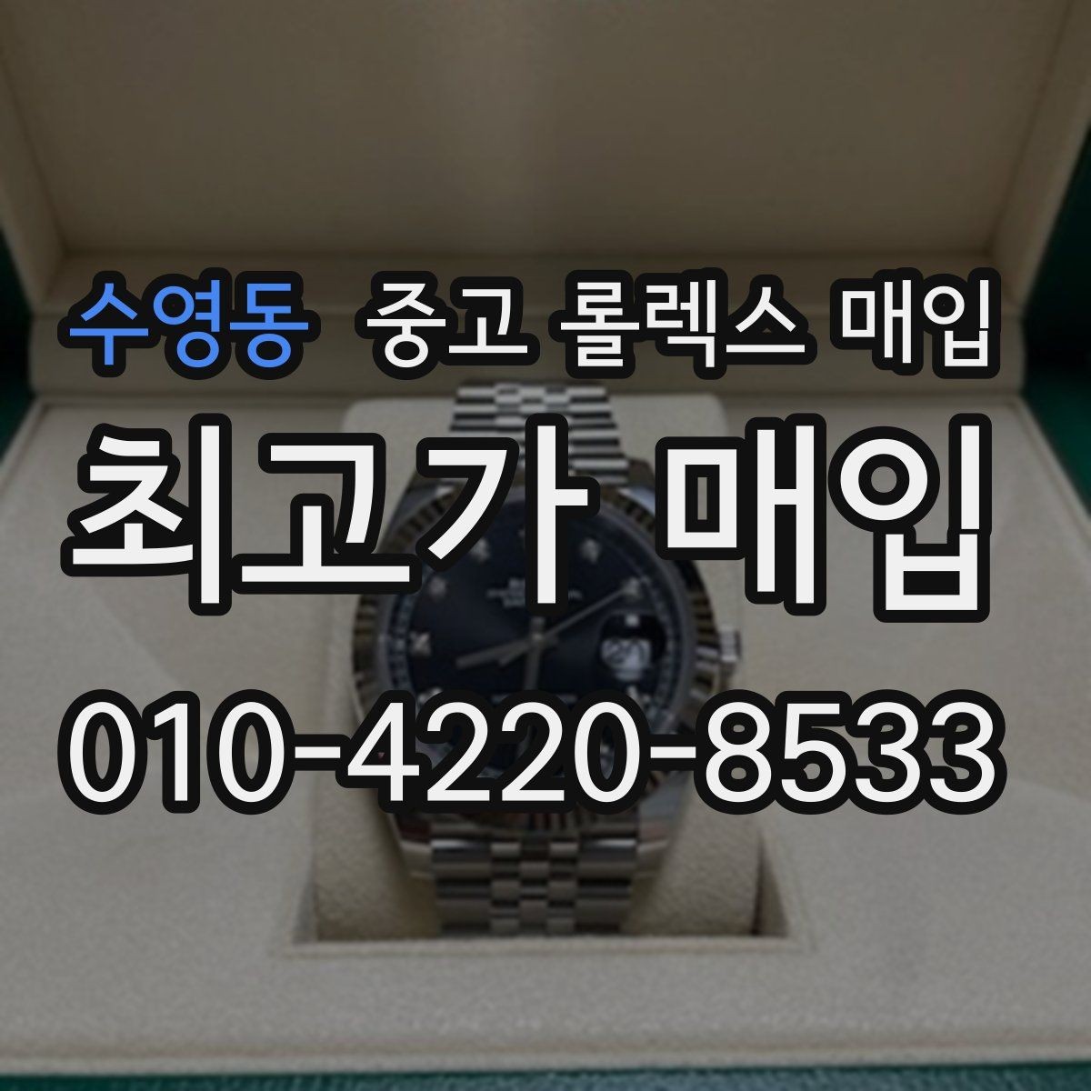 수영동 중고 롤렉스 매입 플래티넘 모델 시세 확인 방법