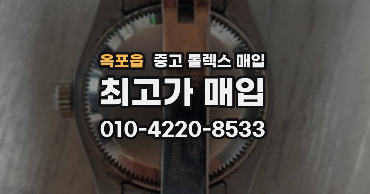 옥포읍 중고 롤렉스 매입