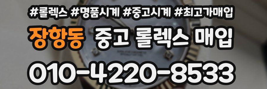 장항동 중고 롤렉스 매입