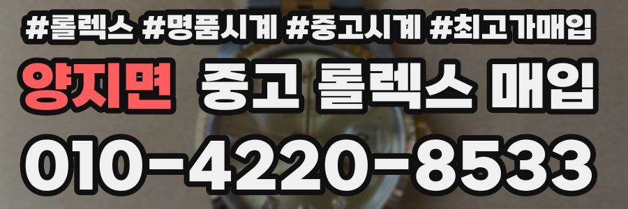 양지면 중고 롤렉스 매입
