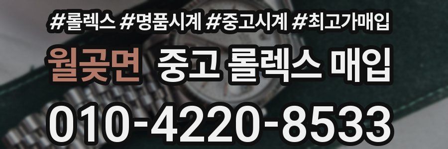 월곶면 중고 롤렉스 매입