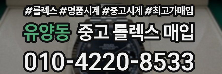 유양동 중고 롤렉스 매입