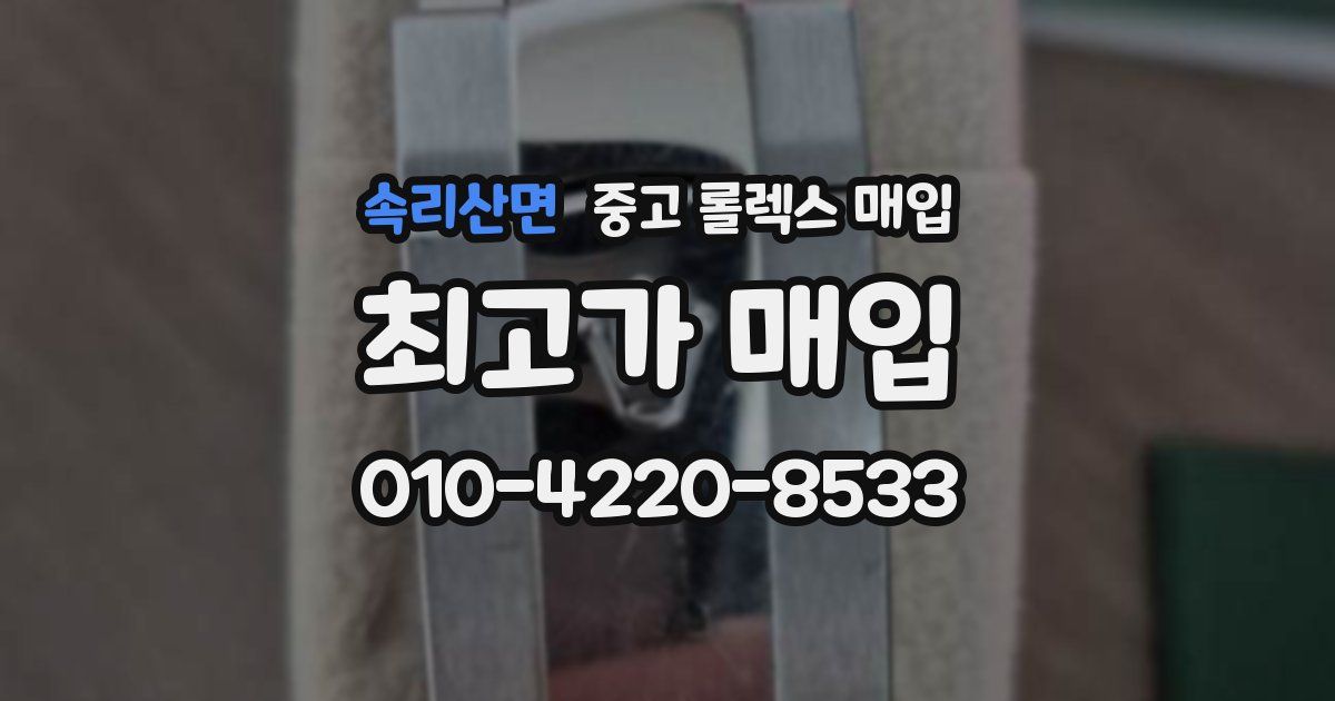 속리산면 중고 롤렉스 매입
