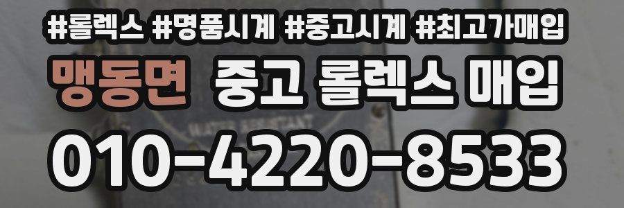 맹동면 중고 롤렉스 매입