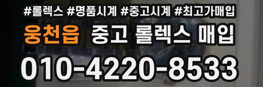 웅천읍 중고 롤렉스 매입