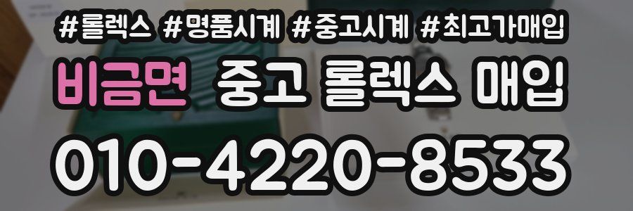 비금면 중고 롤렉스 매입