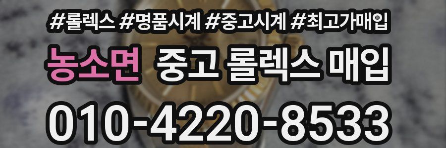 농소면 중고 롤렉스 매입