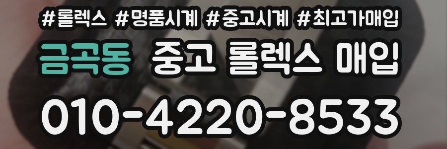 금곡동 중고 롤렉스 매입