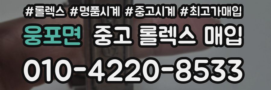 웅포면 중고 롤렉스 매입