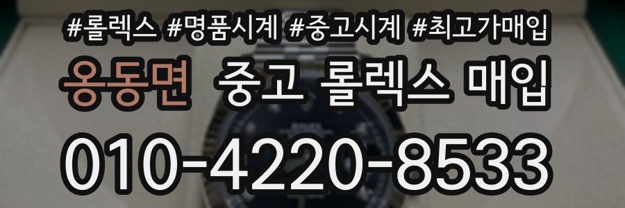 옹동면 중고 롤렉스 매입