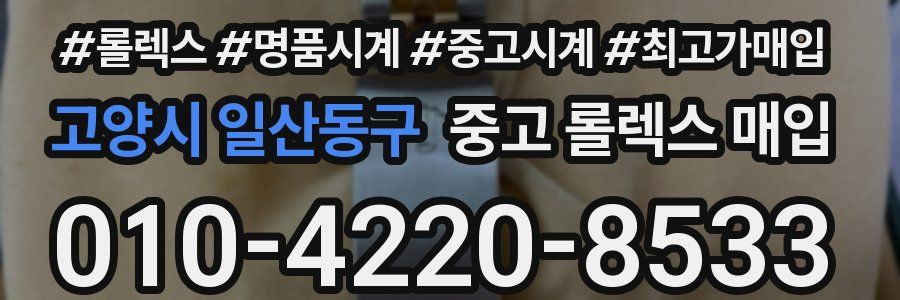 고양시 일산동구 중고 롤렉스 매입