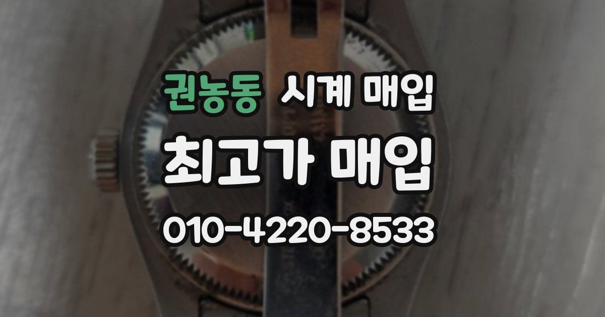 권농동 시계 매입