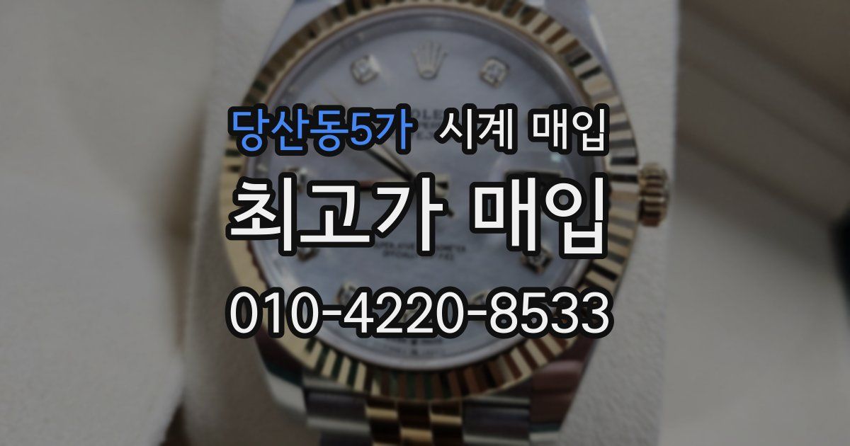 당산동5가 시계 매입