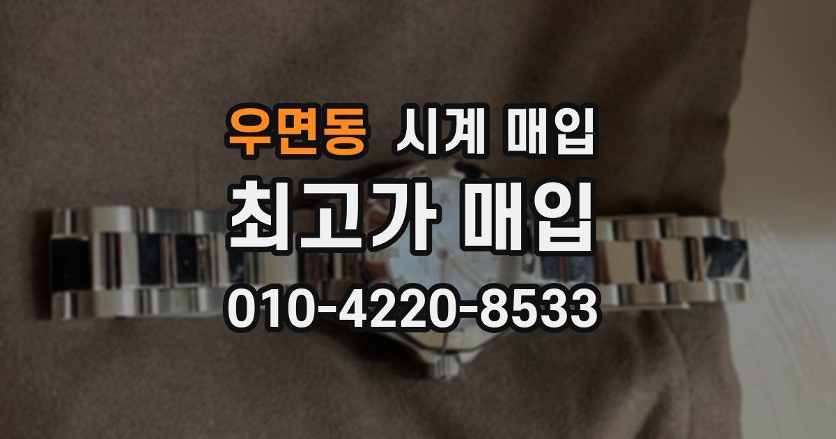 우면동 시계 매입