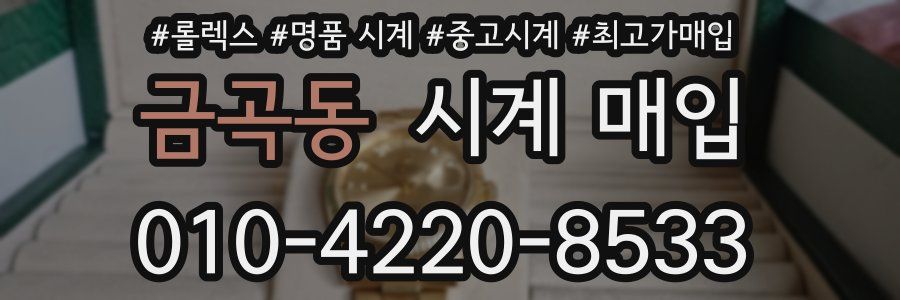 금곡동 시계 매입