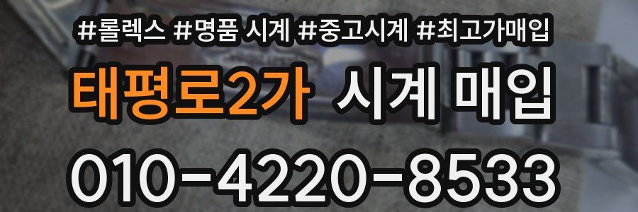 태평로2가 시계 매입