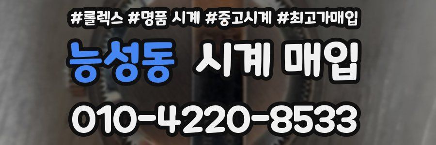 능성동 시계 매입