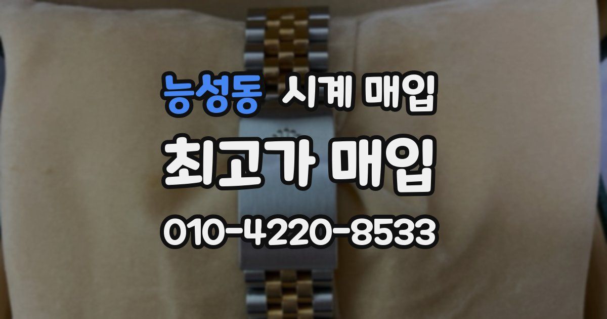 능성동 시계 매입