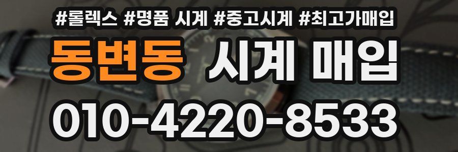 동변동 시계 매입
