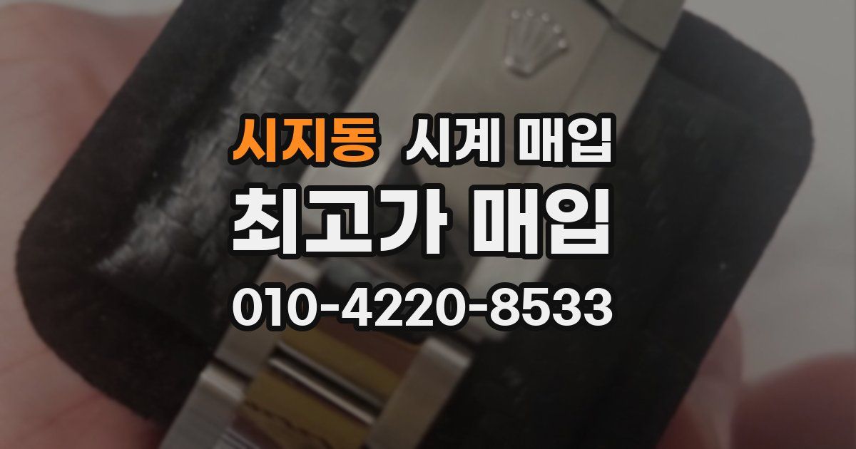 시지동 시계 매입