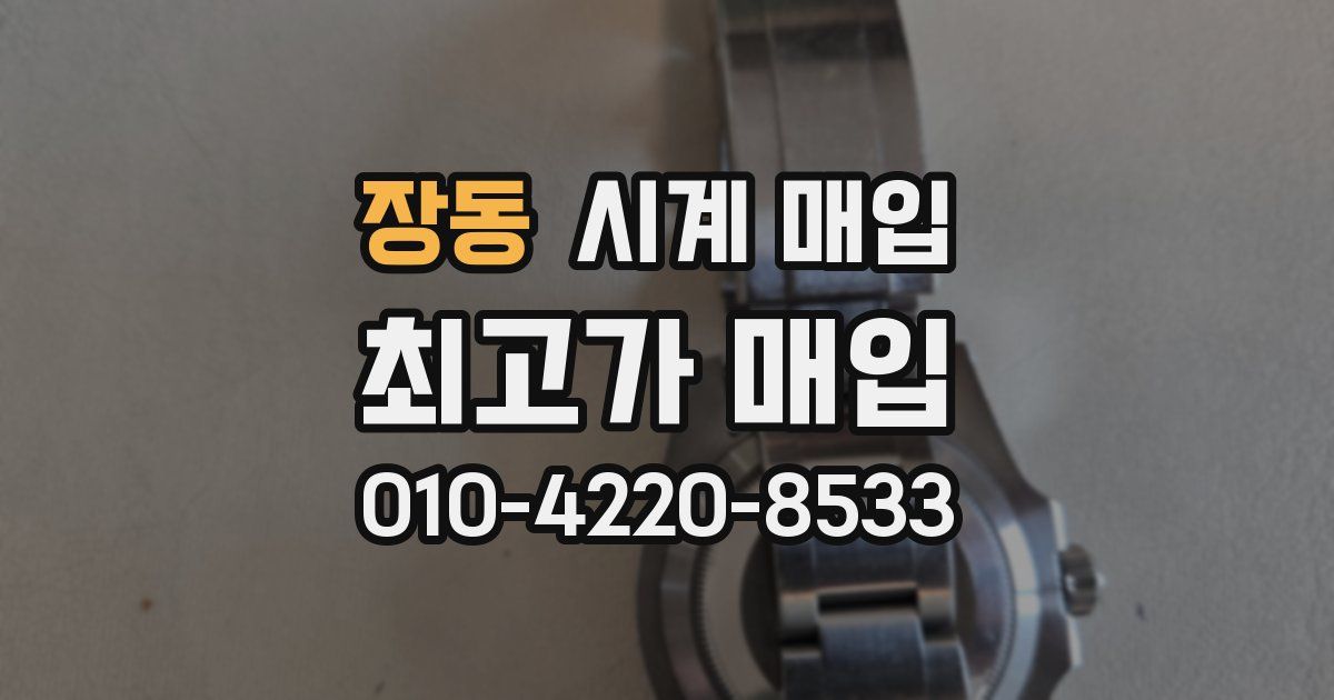 장동 시계 매입