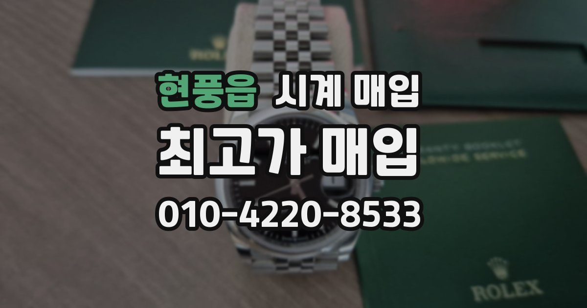 현풍읍 시계 매입