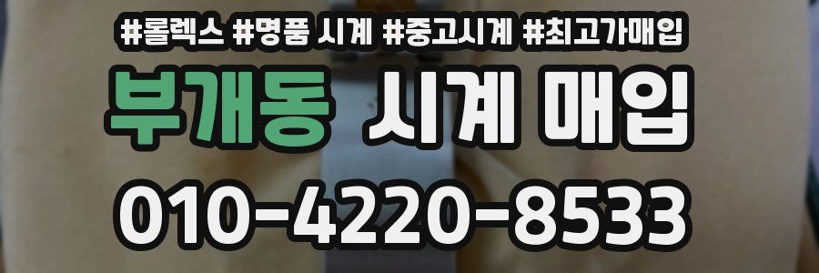 부개동 시계 매입