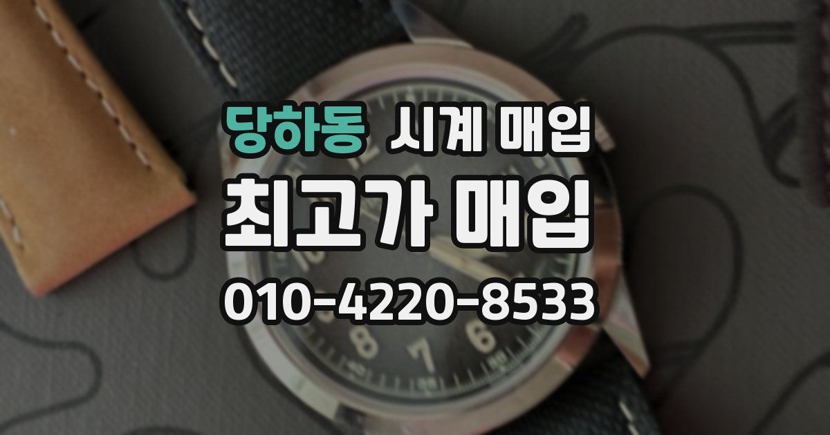 당하동 시계 매입
