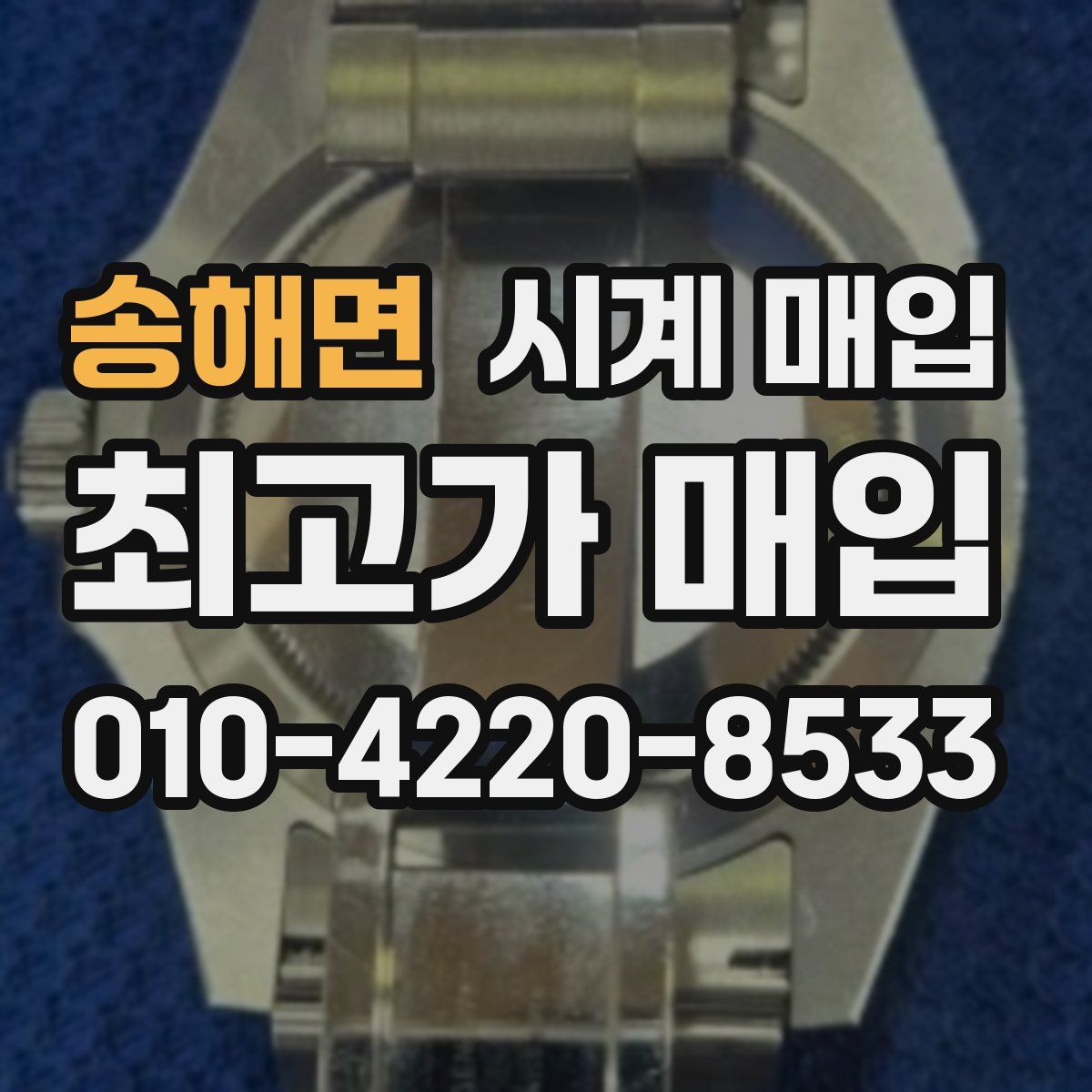 송해면 시계 매입
