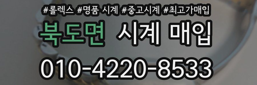 북도면 시계 매입