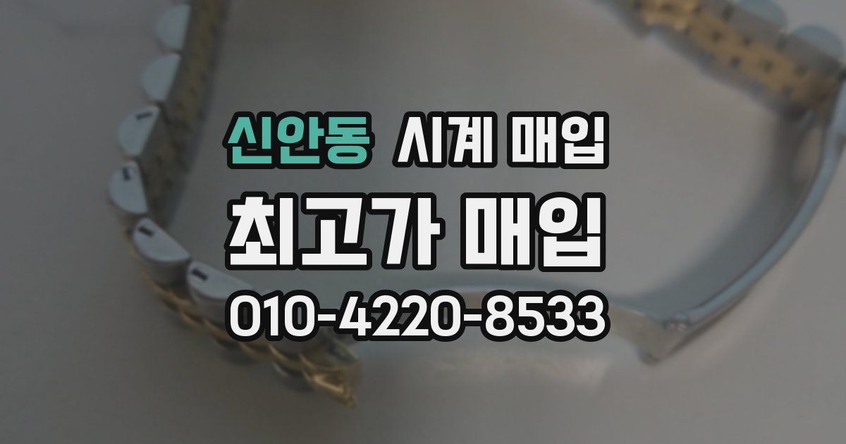 신안동 시계 매입