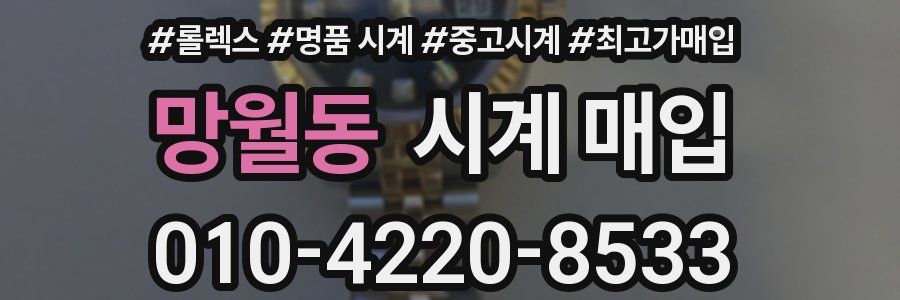 망월동 시계 매입