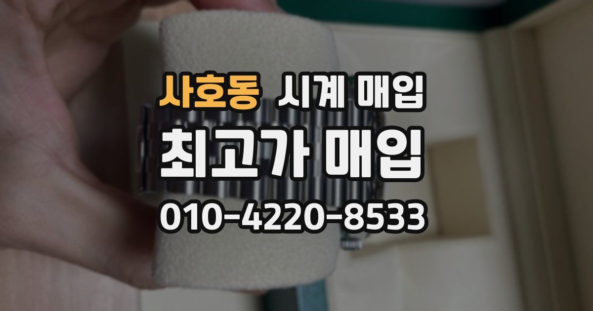 사호동 시계 매입