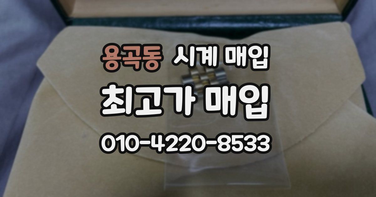용곡동 시계 매입
