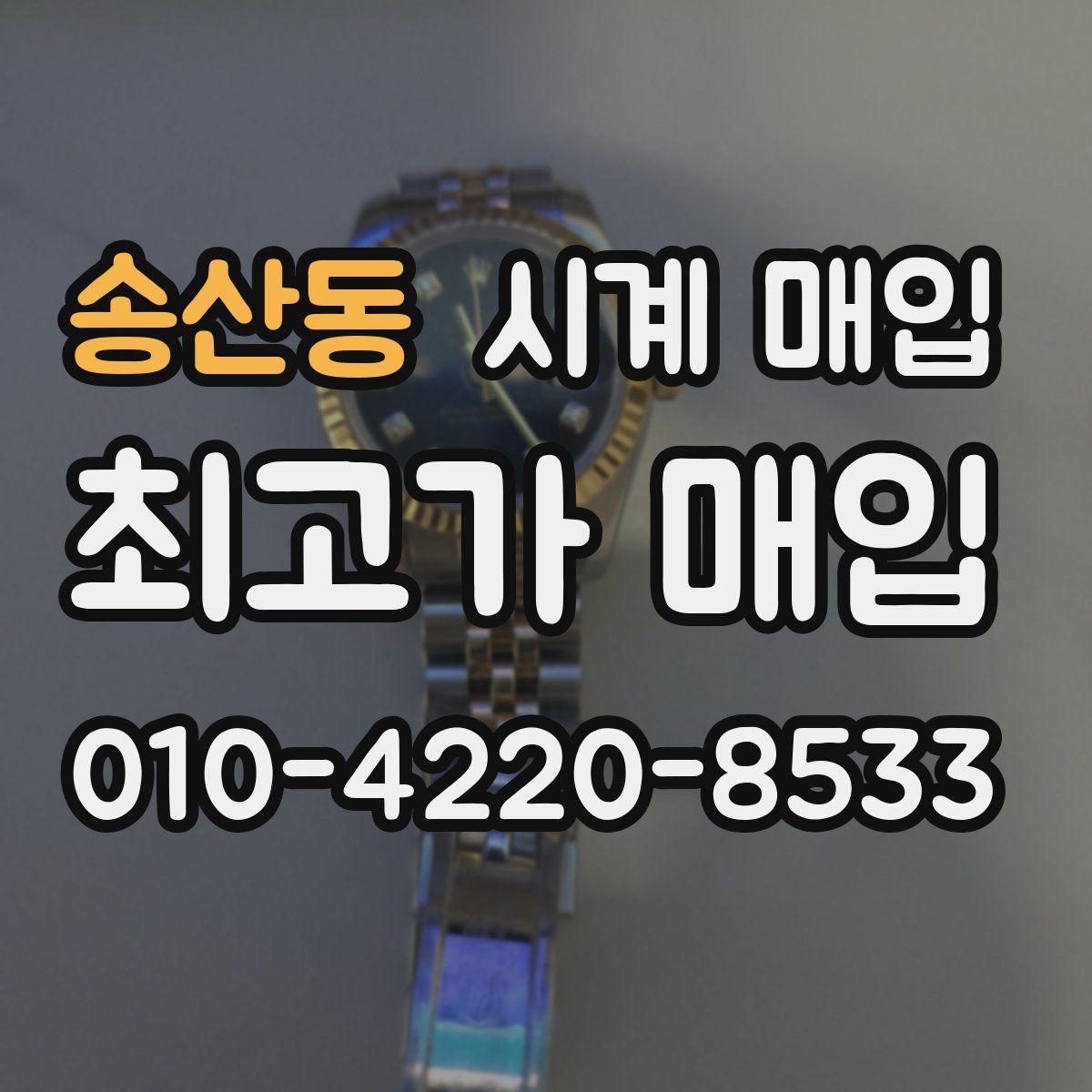 송산동 시계 매입