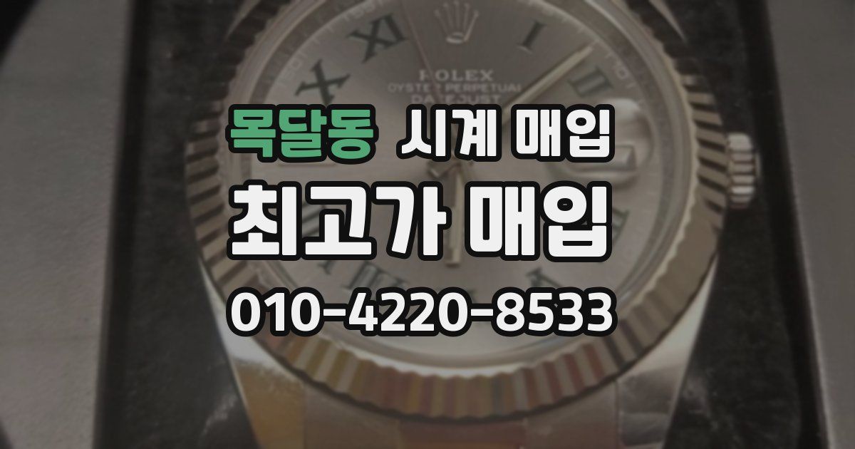 목달동 시계 매입