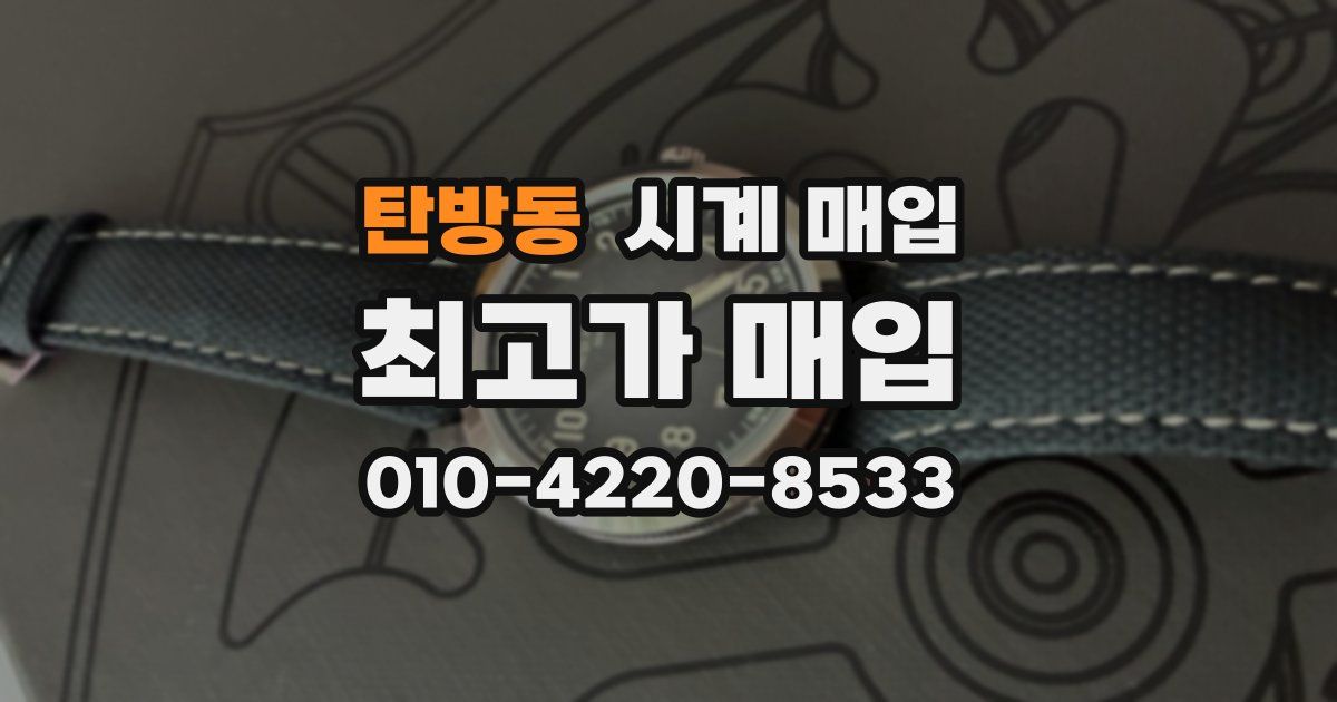 탄방동 시계 매입