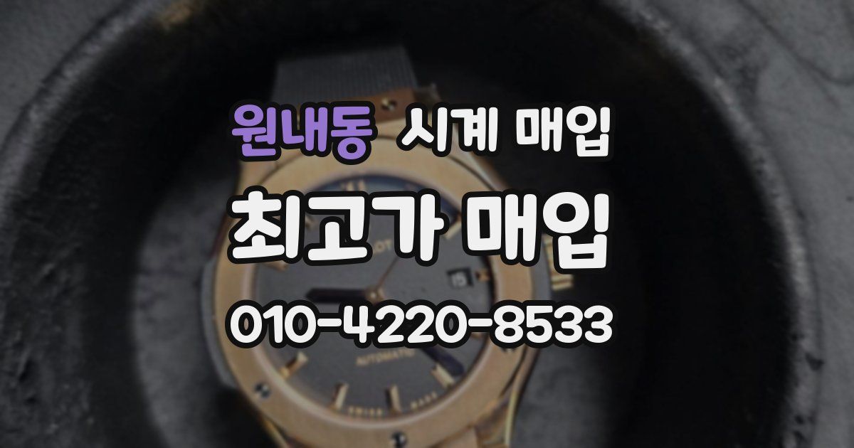 원내동 시계 매입