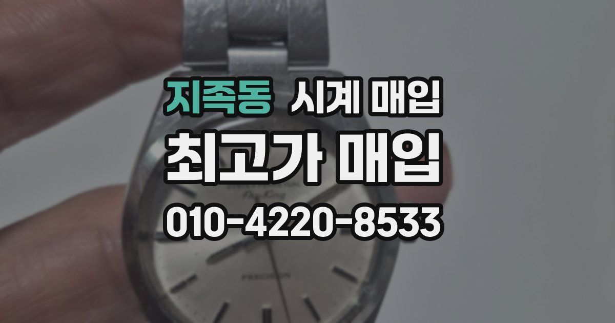지족동 시계 매입