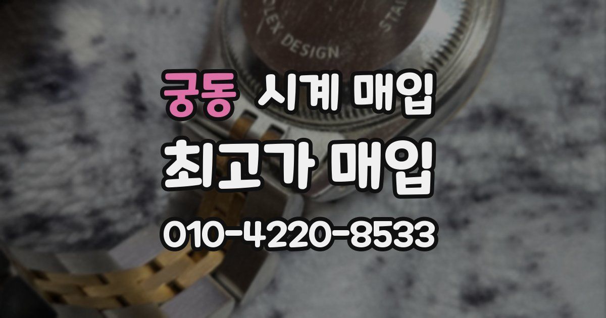 궁동 시계 매입