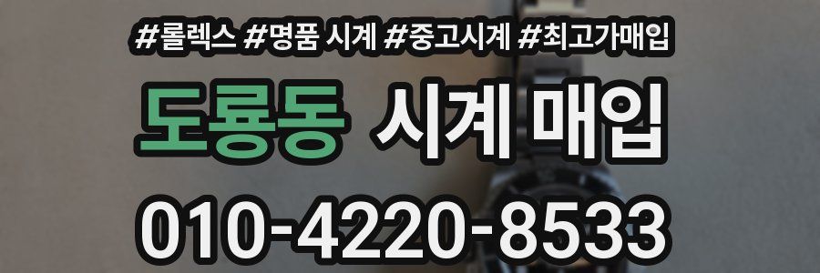 도룡동 시계 매입